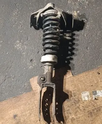 Volkswagen Touareg I Front shock absorber with coil spring 7L6412021N 7L6412021