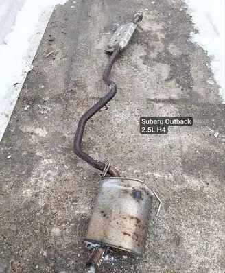 Subaru Outback (BT) Muffler/silencer ELSA