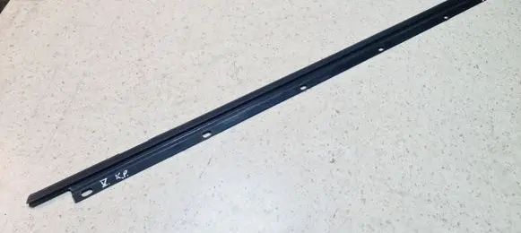 Front door glass trim molding