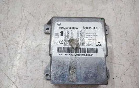 Mercedes-Benz C W204 Airbag control unit/module A2048709426