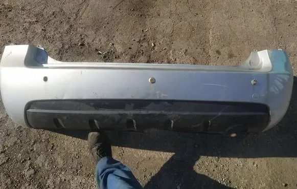 KIA Carens II Rear bumper pilkas