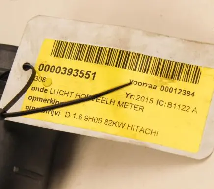 Peugeot 508 II Mass air flow meter 9683282980