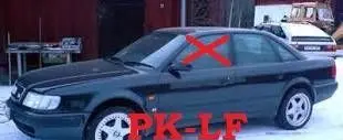 Audi A6 S6 C4 4A Front door window glass four-door 43R001025 PK115EF7RR20