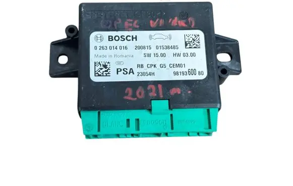 Opel Vivaro Parking PDC control unit/module 9819360080 0263014016 01538485