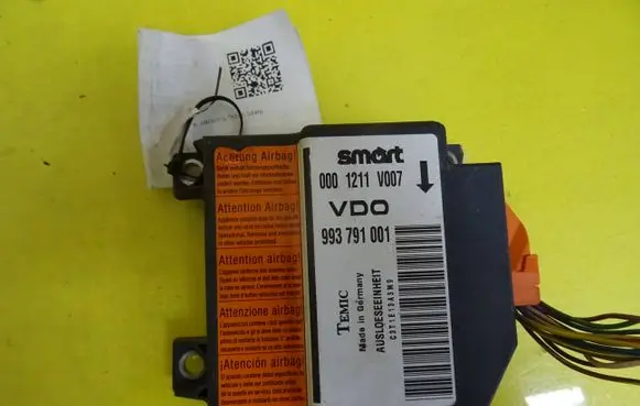 Smart ForTwo I Airbag control unit/module 001211V007