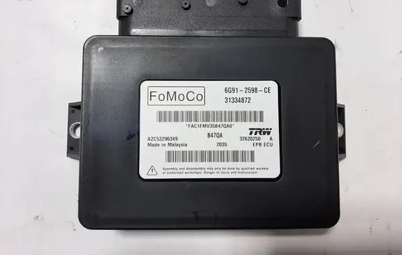 Volvo XC60 Rear brake EMF control unit/module 6G912598CE 32620250