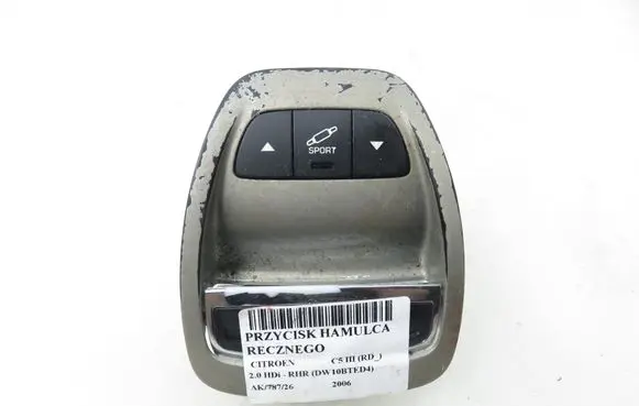 Citroen C5 Handbrake/parking brake auto hold switch 96617671ZD