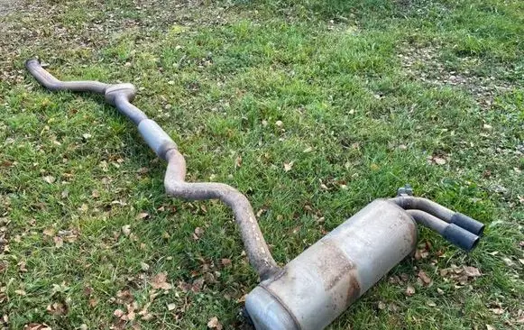 BMW 3 F30 F35 F31 Muffler/silencer 8623280 8679157 7602286