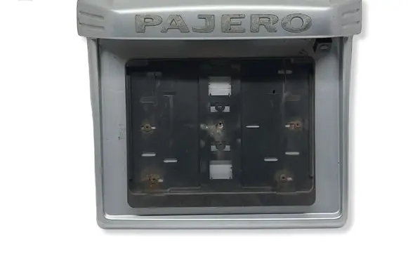 Mitsubishi Pajero Number Plate Surrounds Holder Frame MN117363