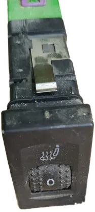 Seat heating switch