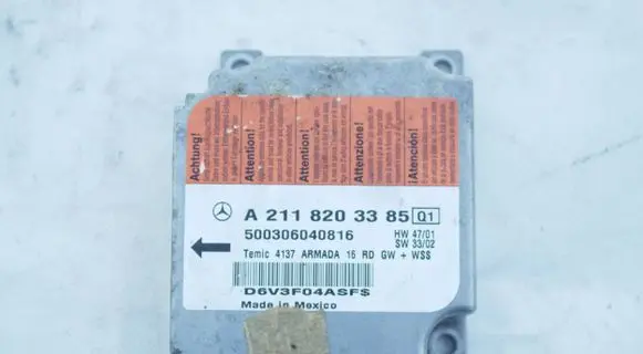Mercedes-Benz E W211 Airbag control unit/module A2118203385 500306040816 D6V3F04ASF9