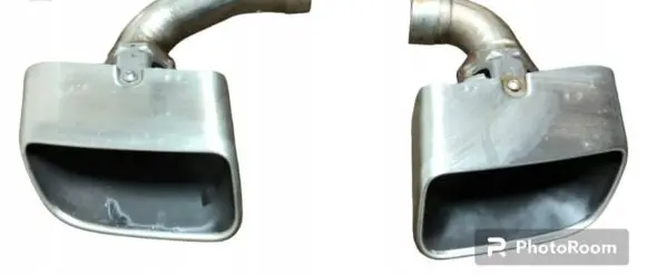 Porsche Cayenne (9Y0 9Y3) Muffler ending 9Y0253826 T9Y0219 26W718TJ1