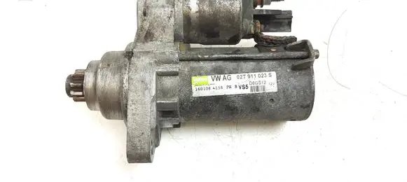 Volkswagen Golf V Starter motor D6GS12 02T911023S