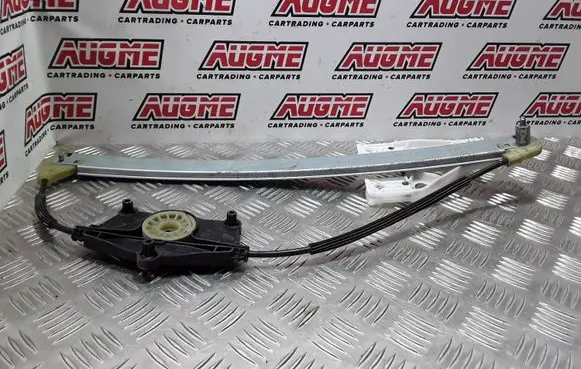 Sliding door window regulator with motor