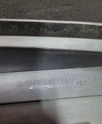 Mercedes-Benz GLE (W166 - C292) Trunk/boot mat liner A1668140041