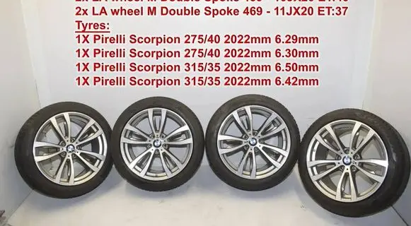 BMW X6 F16 R20 alloy rim 7846791 7846790 36117846791