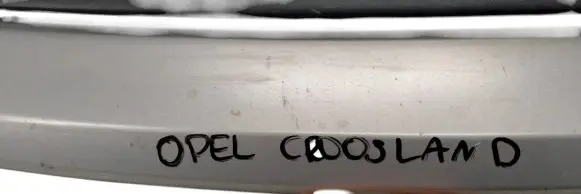 Opel Crossland X Front bumper