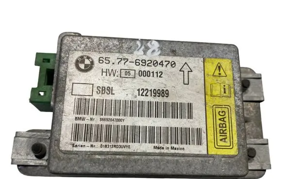 BMW 7 E65 E66 Airbag control unit/module 66920470 6692047000Y 12219989
