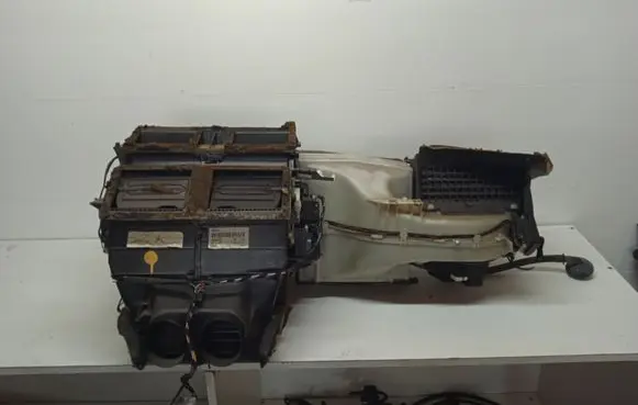 Interior heater climate box assembly