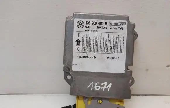 Volkswagen PASSAT B6 Airbag control unit/module 1K0909605R