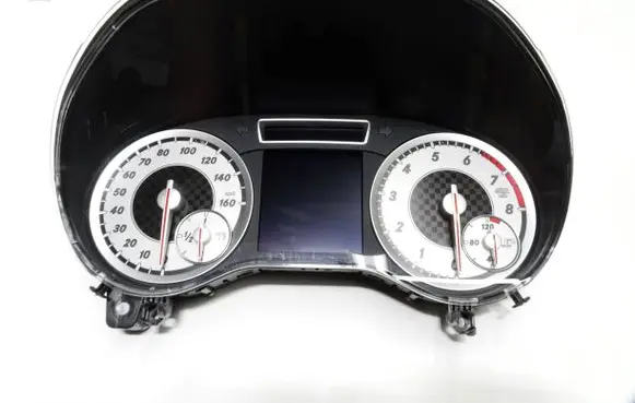 Mercedes-Benz A W176 Speedometer (instrument cluster) A1769008200 0263700061 A1769012500