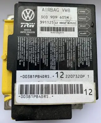 Volkswagen PASSAT B6 Airbag control unit/module 3C0909605M 003B1PB4DRS