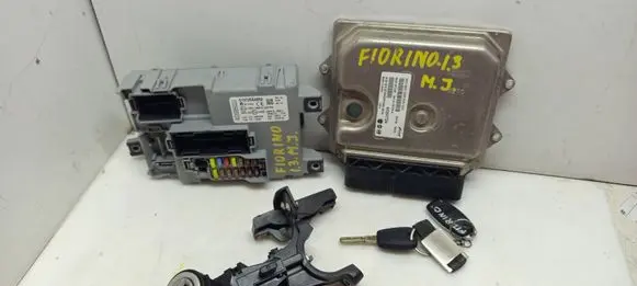 Fiat Fiorino Engine ECU kit and lock set 55257724 BC0118278A 75HPEU5RC