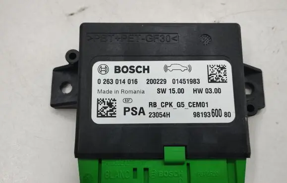 Citroen C5 Aircross Parking PDC control unit/module 9819360080 0263014016 20022901451983