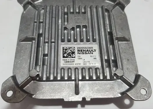 Renault Megane E-Tech LED ballast control module 260555036R 10102200003