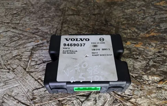 Volvo S70 V70 V70 XC Immobilizer control unit/module 9459037 F005V00066 SW9459074