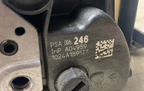 Citroen C3 Front door lock PSA006246 A04959