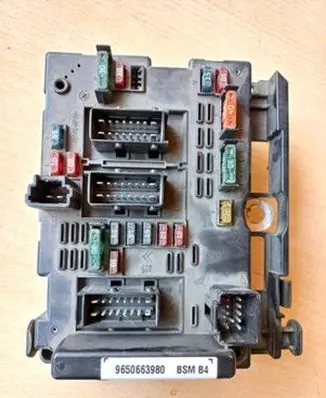 Peugeot 307 Fuse module 9650663980