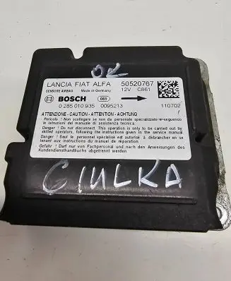 Alfa Romeo Giulietta Airbag control unit/module 0285010935
