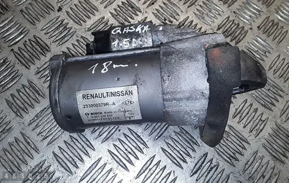 Nissan Qashqai Starter motor 233000379r