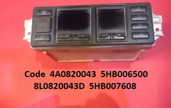 Audi A3 S3 8L Climate control unit 4A0820043 5HB006500