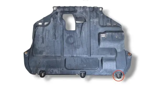 Engine splash shield/under tray
