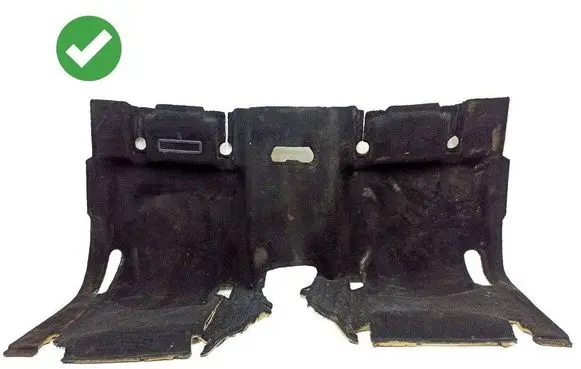 Mercedes-Benz R W251 Rear floor carpet liner A2516803440 1281800950 YAP2148206