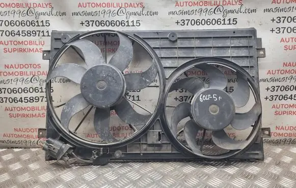 Volkswagen Golf Plus Electric radiator cooling fan 1K0121207T