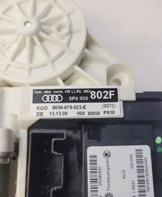 Audi A3 S3 8P Sliding door electric window regulator 8P4959802FOK