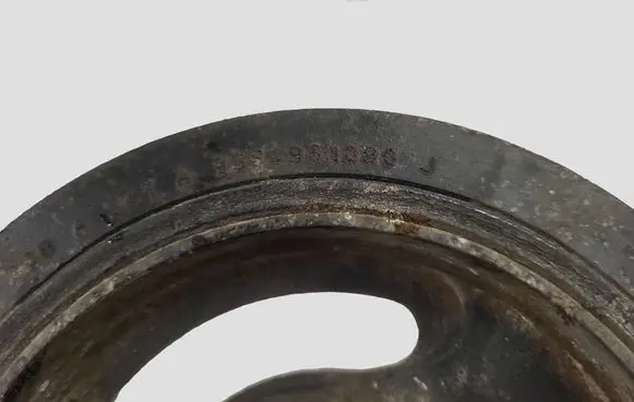 Citroen C4 I Crankshaft pulley 9654961080