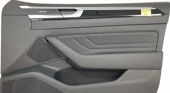 Front door card panel trim