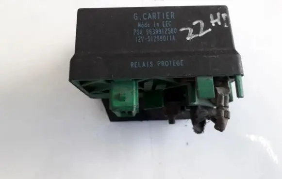 Peugeot 807 Glow plug pre-heat relay 9639912580 51299011a