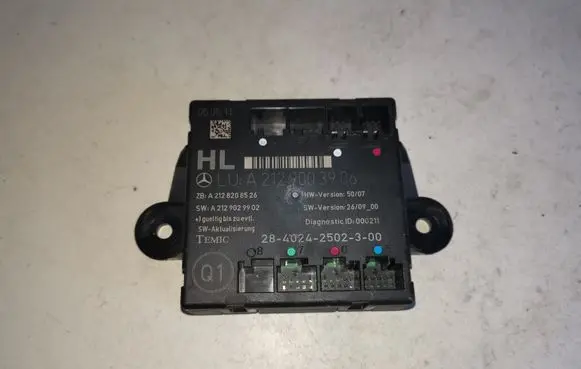 Mercedes-Benz E W212 Door control unit/module A2129003906 A2128208526 A2129029902
