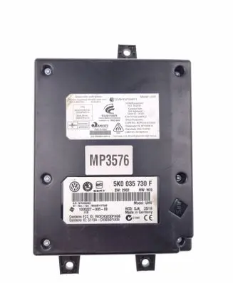 Volkswagen PASSAT B7 Bluetooth control unit module 5K0035730F