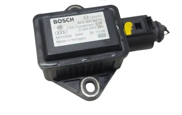 Skoda Superb B5 (3U) ESP acceleration yaw rate sensor 8E0907637A 0265005245 5010506