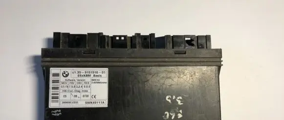 BMW 5 E60 E61 Comfort/convenience module 9151516 5WK49111A