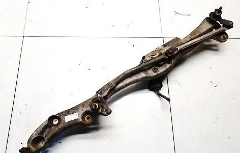 Front wiper linkage and motor