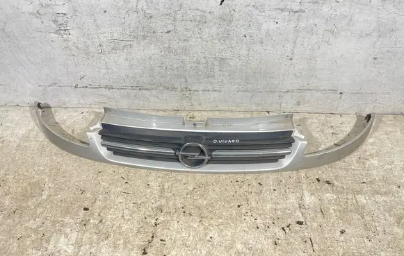 Opel Vivaro Front bumper upper radiator grill 8200044873 91166765 525719854