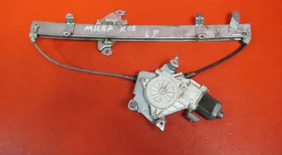 Nissan Micra Front door window regulator with motor 0130822202