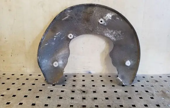 Audi A6 C7 Front brake disc dust cover plate 